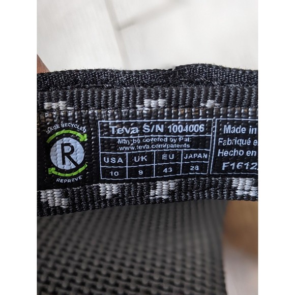 TEVA Men's Original Universal Sandal - Black/Grey - 10 - Picture 7 of 10